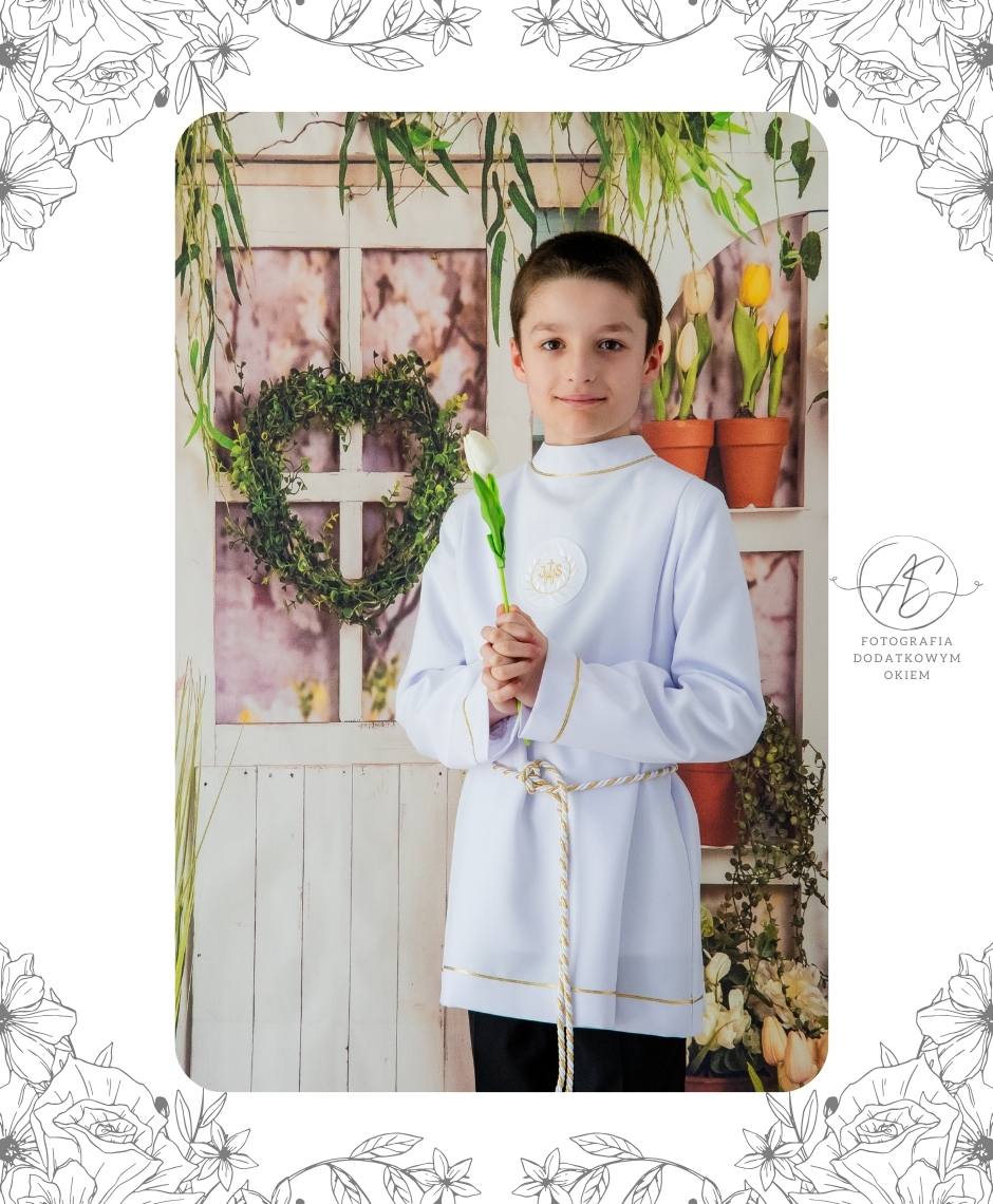 Fotografia Dodatkowym Okiem portfolio sesja okolicznościowa dziecięca komunia święta studyjna domowa