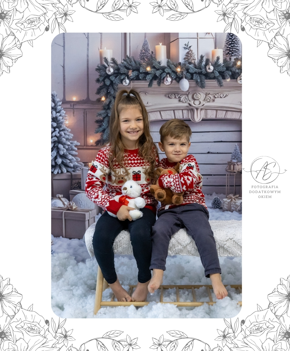 Fotografia Dodatkowym Okiem portfolio sesja dziecięca rodzinna studyjna domowa świąteczna