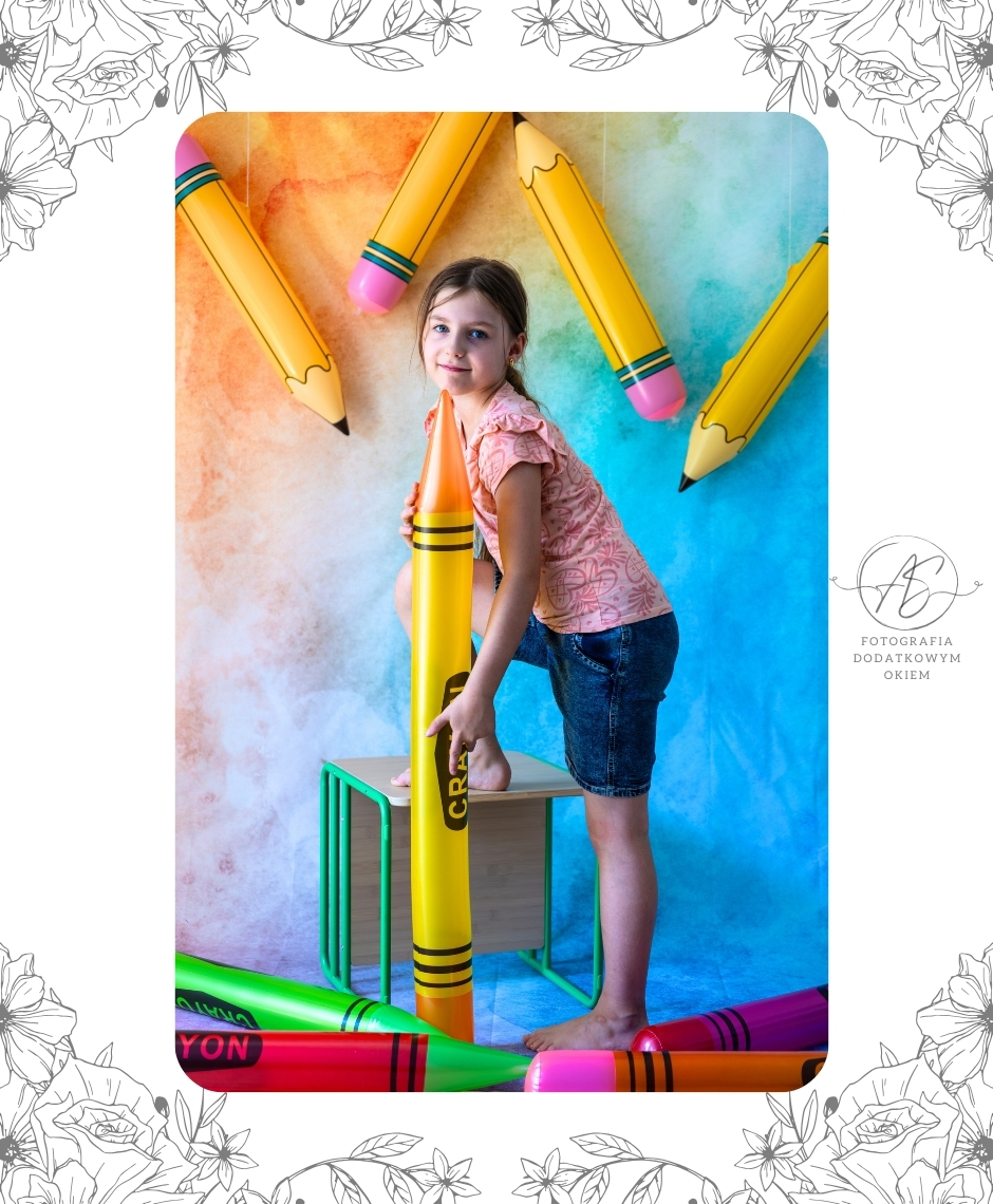 Fotografia Dodatkowym Okiem portfolio sesja dziecięca studyjna domowa szkolna odczaruj szkołę