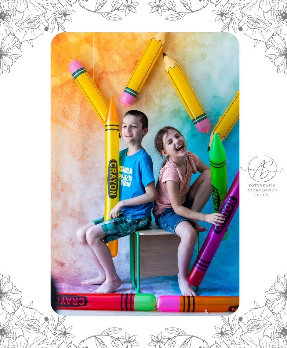 Fotografia Dodatkowym Okiem portfolio sesja dziecięca studyjna domowa szkolna odczaruj szkołę