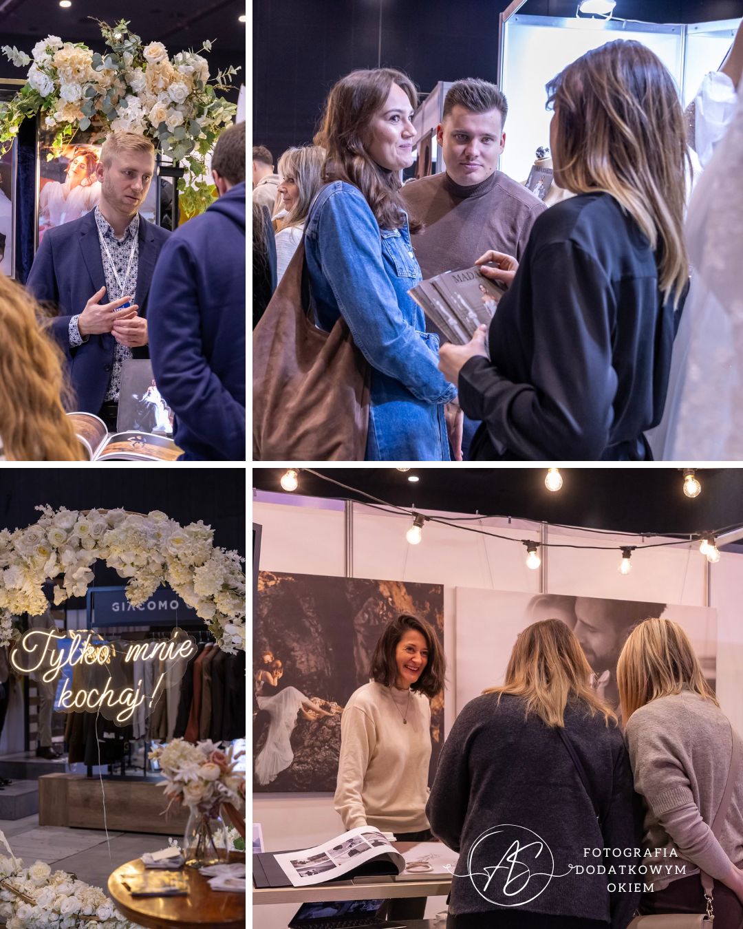 Fotografia Dodatkowym Okiem portfolio eventowe event wydarzenie ogólnopolskie reportaż fotorelacja targi ślubne Katowice śląsk suknie garnitury obrączki fotograf papeteria torty