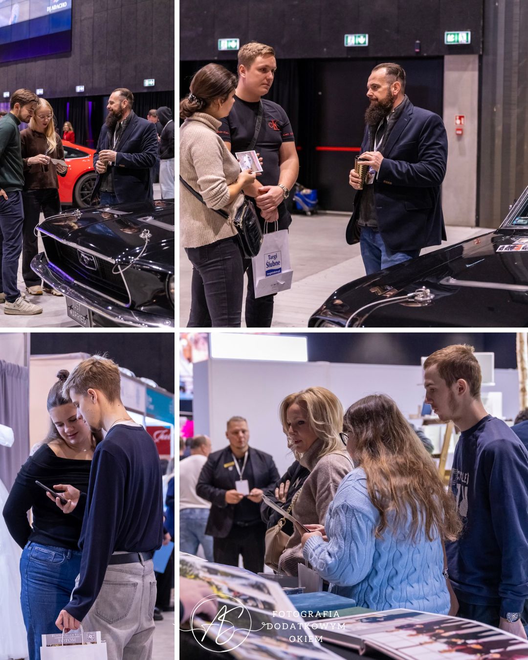 Fotografia Dodatkowym Okiem portfolio eventowe event wydarzenie ogólnopolskie reportaż fotorelacja targi ślubne Katowice śląsk suknie garnitury obrączki fotograf papeteria torty