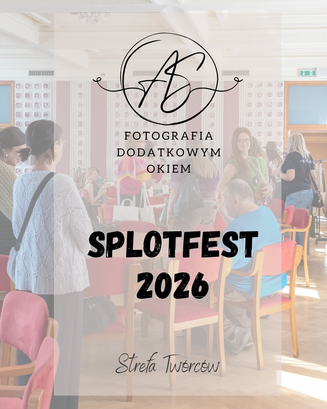 Strefa Twórców w sali Agora w Pałacu Kultury Zagłębia podczas festiwalu Splotfest 2026 - ujęcie 1